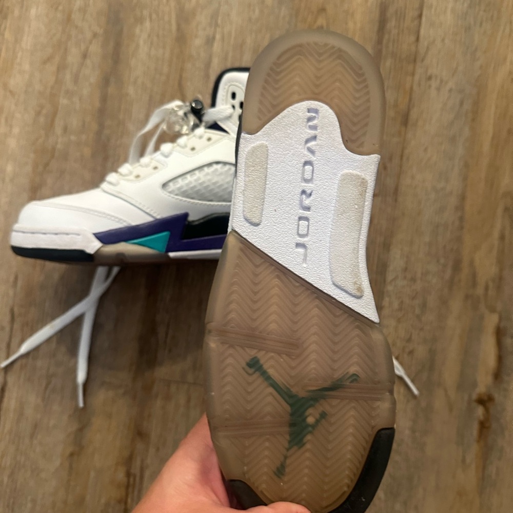 Nike Air Jordan 5 Retro "Grape" Kids - Picture 7 of 12